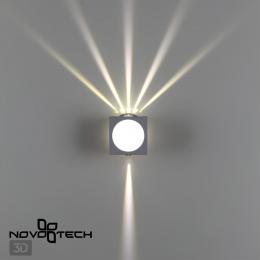 Novotech 358565 STREET NT21 379 темно-серый Ландшафтный настенный светильник IP54 LED 4000K 8W 85-265V CALLE  - 5 купить