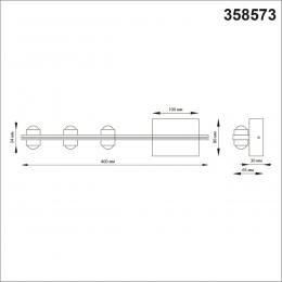 Novotech 358573 STREET NT21 375 темно-серый Ландшафтный настенный светильник IP54 LED 4000K 12W 85-265V CALLE  - 2 купить