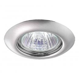 Novotech 369115 SPOT NT09 343 никель Встраиваемый НП светильник GX5.3 50W 12V TOR  купить