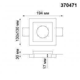 Novotech 370471 SPOT NT19 184 белый Встраиваемый под покраску светильник IP20 GU10 50W 220V YESO  - 2 купить