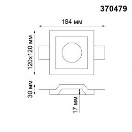 Novotech 370479 SPOT NT19 184 белый Встраиваемый под покраску светильник IP20 GU10 50W 220V YESO  - 2 купить