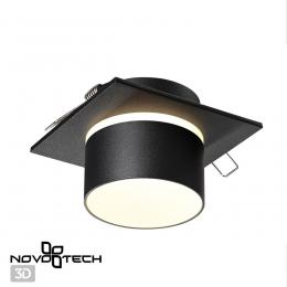 Novotech 370717 SPOT NT21 319 черный Светильник встраиваемый IP20 GU10 9W 235V LIRIO  - 4 купить