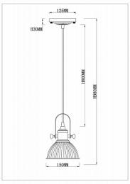 Подвесной светильник Rivoli Principale 5030-201 Б0037719  - 2 купить