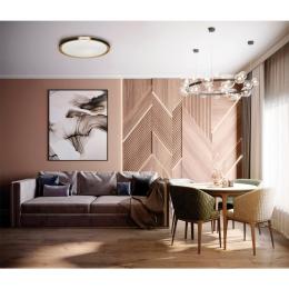 Sonex 7667/DL COLOR SN 78 Светильник пластик/белый/черный/золотой LED 48Вт 4000К D405 IP43 FAVEMO BLACK  - 3 купить