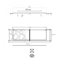 Sonex 7700/60L AVRA LED SN 34 Светильник металл/пластик/белый/черный LED 60Вт 3000-6000K D600 IP20 пульт ДУ FABIANA  - 2 купить