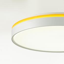 Sonex 7709/DL COLOR SN 100 Светильник пластик/белый/желтый LED 48Вт 4000К D420 IP43 KEZO YELLOW  - 8 купить