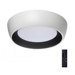 Sonex 7715/54L AVRA LED SN 24 Светильник металл/акрил/белый/черный LED 54Вт 3000-6500К D500 IP20 пульт ДУ CRONUS  купить