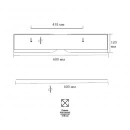 Sonex 7721/100L AVRA LED SN 36 Светильник металл/пластик/белый/черный/дерево LED 100Вт 3000-6000K D600 IP20 пульт ДУ CORAGGIO  - 2 купить