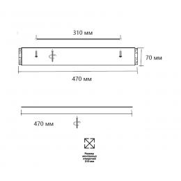 Sonex 7722/65L PIKO LED SN 38 Светильник металл/пластик/стекло/белый/золотой LED 65Вт 3000-6000K D470 IP20 пульт ДУ FELICE  - 2 купить