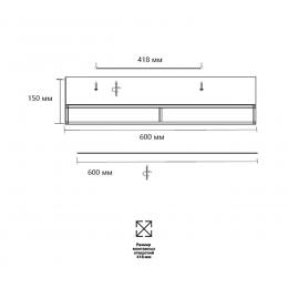 Sonex 7723/100L AVRA LED SN 32 Светильник металл/пластик/белый/черный/золотой LED 100Вт 3000-6000K D600 IP20 пульт ДУ LOFTY  - 2 купить