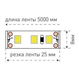 Светодиодная лента SWG 9,6W/m 120LED/m 3528SMD желтый 5M 000967  - 3 купить