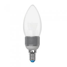 Изображение продукта Лампа светодиодная диммируемая (08748) Uniel E14 5W 4500K матовая LED-C37P-5W/NW/E14/FR/DIM 