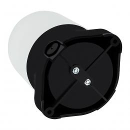 Потолочный влагозащищенный светильник для бань и саун Uniel UWL-K01R 60W/E27 IP65 Black UL-00011472  - 3 купить