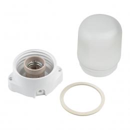 Потолочный влагозащищенный светильник для бань и саун Uniel UWL-K01R 60W/E27 IP65 White UL-00011471  - 5 купить