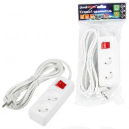 Удлинитель Uniel Ultra 2гн х 3м б/з S-CU2-3B White UL-00009992  - 2 купить