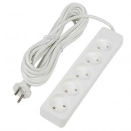 Удлинитель Uniel Ultra 5гн х 5м б/з S-CU5-5 White UL-00009991  - 3 купить