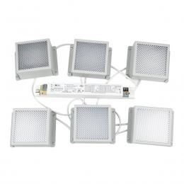 Встраиваемый светодиодный светильник Uniel ULP-0808 42W/4000К IP40 Grilyato White KIT06 (6 шт.) UL-00011060  купить