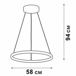 Подвесной светодиодный светильник Vitaluce V04601-13/1S  - 2 купить