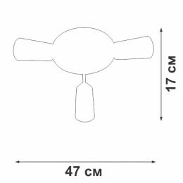 Потолочная люстра Vitaluce V3762-0/3PL  - 2 купить