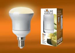 Изображение продукта Лампа энергосберегающая Volpe E14 9W 2700K матовая CFL-R 50 220-240V 9W E14 2700K 02979 