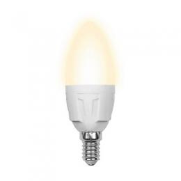 Лампа светодиодная (10214) E14 6W 3000K матовая LED-C37-6W/WW/E14/FR/O  купить