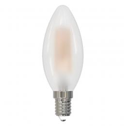 Изображение продукта Лампа светодиодная филаментная Volpe E14 5W 4000K матовая LED-C35-5W/4000K/E14/FR/SLF UL-00008323 