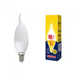 Лампа светодиодная (UL-00003800) E14 7W 4000K матовая LED-CW37-7W/NW/E14/FR/NR  - 2 купить