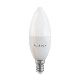 Лампа светодиодная диммируемая Voltega E14 5W 2700К матовая VG-C37E14cct-WIFI-5W 2427  купить