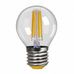 Изображение продукта Лампа светодиодная филаментная Voltega E27 4W 2800К шар прозрачный VG10-G1E27warm4W-F 7010 