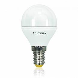Изображение продукта Лампа светодиодная Voltega E14 5.7W 4000К шар матовый VG2-G2E14cold6W 4701 