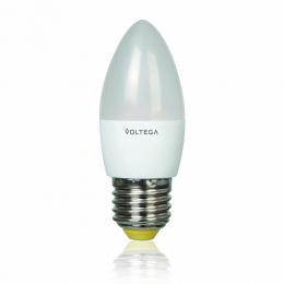 Изображение продукта Лампа светодиодная Voltega E27 5.4W 2800К свеча матовая VG4-C2E27warm5W 5743 