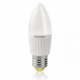 Изображение продукта Лампа светодиодная Voltega E27 6.5W 2800К матовая VG1-C2E27warm6W-C 5717 