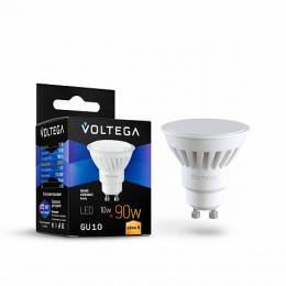 Изображение продукта Лампа светодиодная Voltega GU10 10W 2800К матовая VG1-S1GU10warm10W-C 7072 