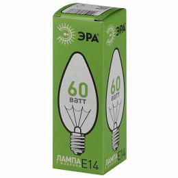 Лампа накаливания ЭРА E14 60W 2700K прозрачная ЛОН ДС60-230-E14-CL C0039812  - 2 купить