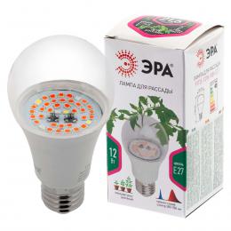 Лампа светодиодная для растений ЭРА E27 12W 1310K прозрачная Fito-12W-RB-E27 Б0050601  купить