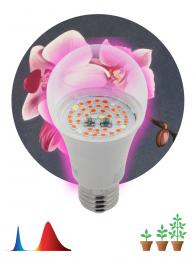 Лампа светодиодная для растений ЭРА E27 14W 1310K прозрачная Fito-14W-RB-E27 Б0050602  - 2 купить