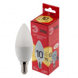Лампа светодиодная ЭРА E14 10W 2700K матовая LED B35-10W-827-E14 RБ0049641  купить