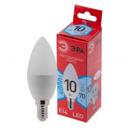 Изображение продукта Лампа светодиодная ЭРА E14 10W 4000K матовая LED B35-10W-840-E14 R Б0049642 