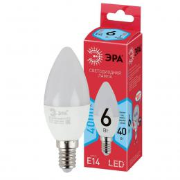 Изображение продукта Лампа светодиодная ЭРА E14 6W 4000K матовая LED B35-6W-840-E14 R Б0051057 
