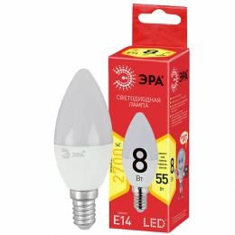 Лампа светодиодная ЭРА E14 8W 2700K матовая ECO LED B35-8W-827-E14 Б0030018  - 3 купить