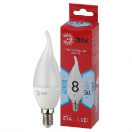Изображение продукта Лампа светодиодная ЭРА E14 8W 4000K матовая LED BXS-8W-840-E14 R Б0051848 