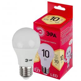 Лампа светодиодная ЭРА E27 10W 2700K матовая LED A60-10W-827-E27 R Б0049634  купить