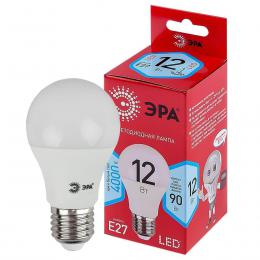 Лампа светодиодная ЭРА E27 12W 4000K матовая LED A60-12W-840-E27 R Б0049636  купить