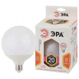 Лампа светодиодная ЭРА E27 20W 2700K матовая LED G120-20W-2700K-E27 Б0049080  - 1 купить