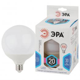 Лампа светодиодная ЭРА E27 20W 4000K матовая LED G120-20W-4000K-E27 Б0049081  купить