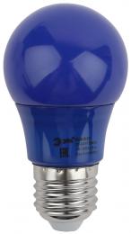Лампа светодиодная ЭРА E27 3W 3000K синяя ERABL50-E27 Б0049578  - 10 купить