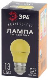 Лампа светодиодная ЭРА E27 3W 3000K желтая ERAYL50-E27 Б0049581  - 9 купить