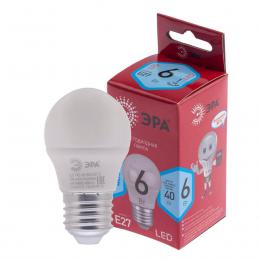 Изображение продукта Лампа светодиодная ЭРА E27 6W 4000K матовая LED P45-6W-840-E27 R Б0049644 