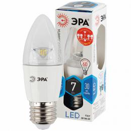 Лампа светодиодная ЭРА E27 7W 4000K прозрачная LED B35-7W-840-E27-Clear Б0019926  - 3 купить