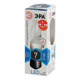 Лампа светодиодная ЭРА E27 7W 4000K прозрачная LED B35-7W-840-E27-Clear Б0019926  - 4 купить